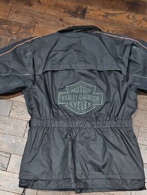 Harley-Davidson Black Performance Riding Jacket with Subtle Logo Sz Large